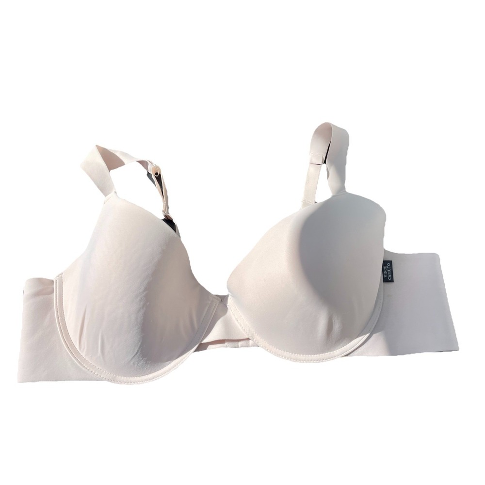 Vince Camuto Bra Size 42C Beige Skin‎ Tone Underwires Padded Full Coverage EUC